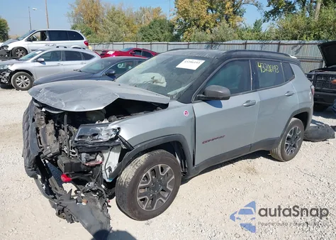 2020 Jeep Compass Trailhawk 4X4 from USA, damaged, VIN 3C4NJDDB2LT127569